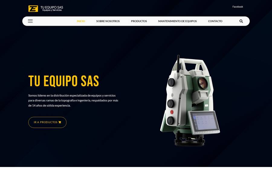 Página web de Tu Equipo desarrollada por Creativo Estudio Web